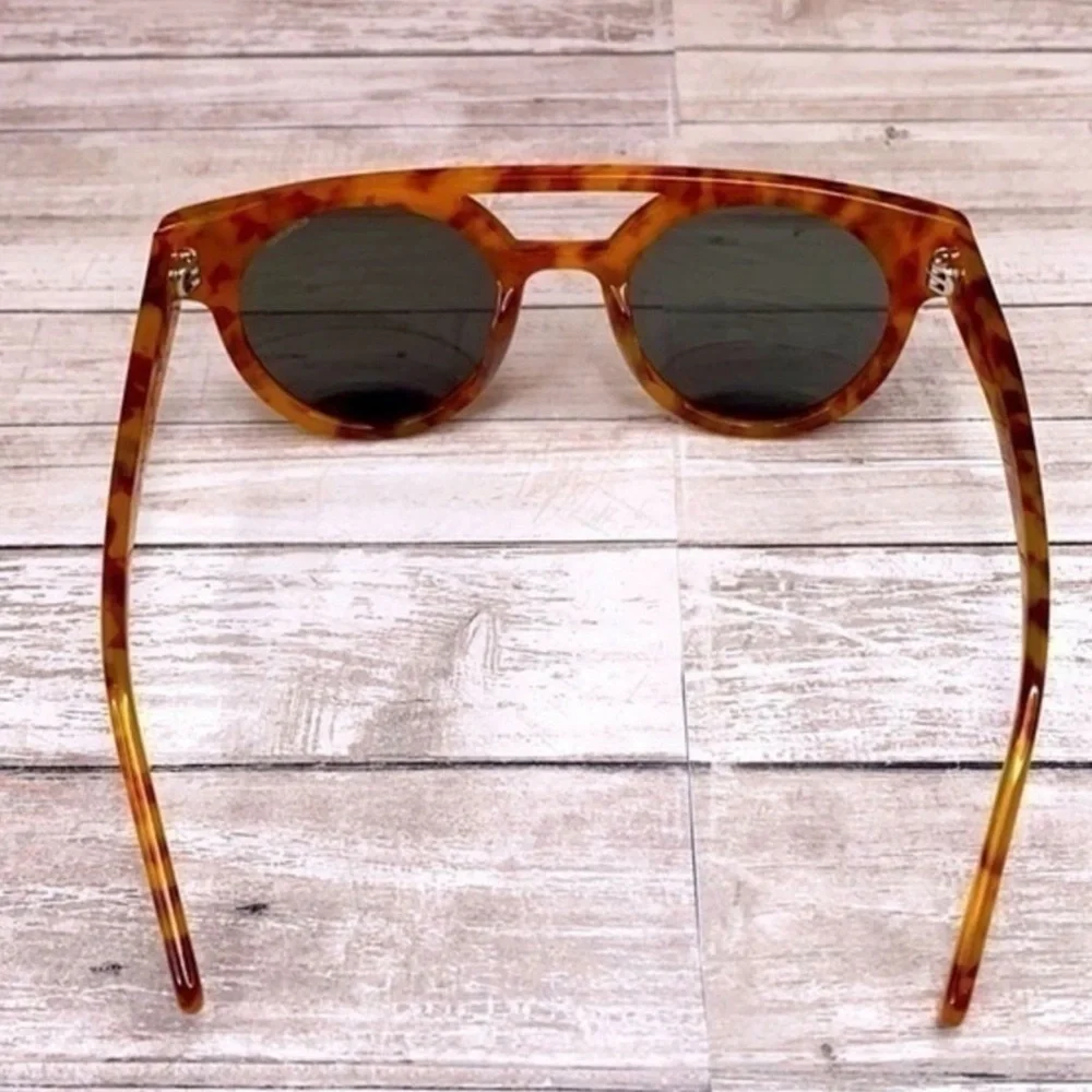 KOMONO Tortoiseshell Sunglasses NEW NWT brown tan Dreyfuss Caramel Demi